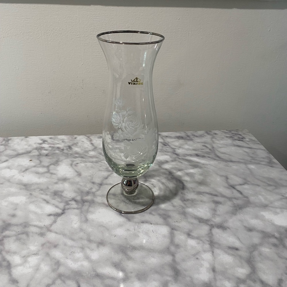 Vintage Viking glass vase